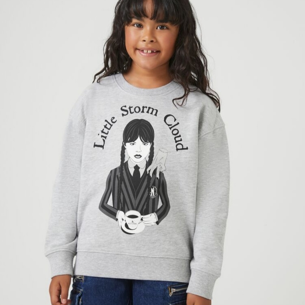 Wednesday Adams Gray Sweatshirt